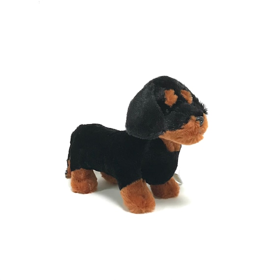 Dachshund Dog Puppet True to Life Look Soft Plush Animal Learning