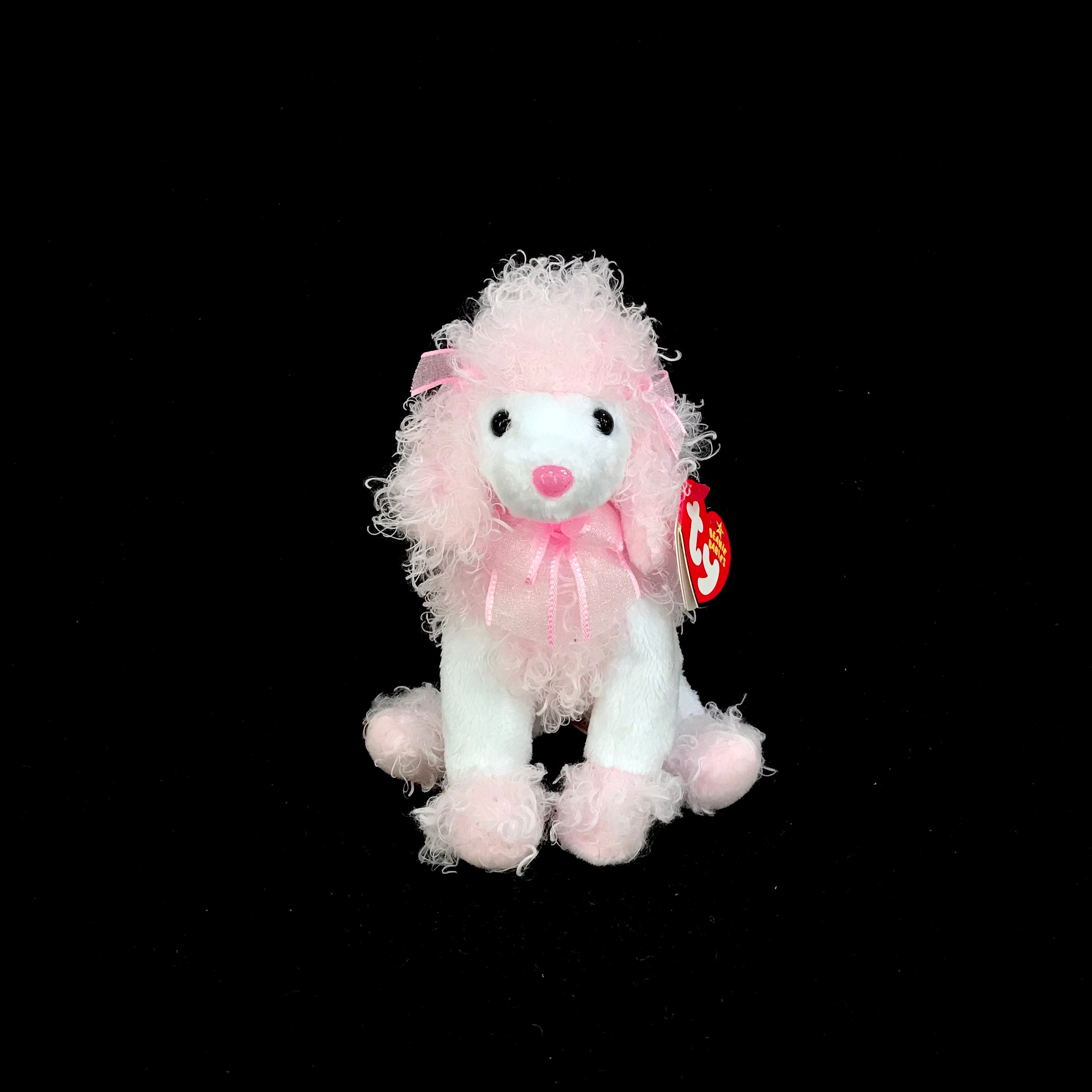 Vintage TY "Divalightful" the Pink Poodle (2005) Beanie Baby