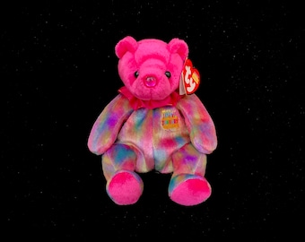 Vintage TY "January" the Birthday Bear (2001) Beanie Baby