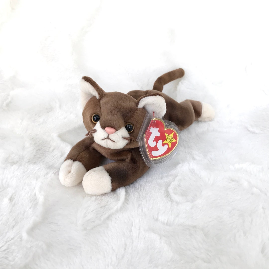 Vintage TY pounce the Cat 1997 Beanie Baby Etsy UK