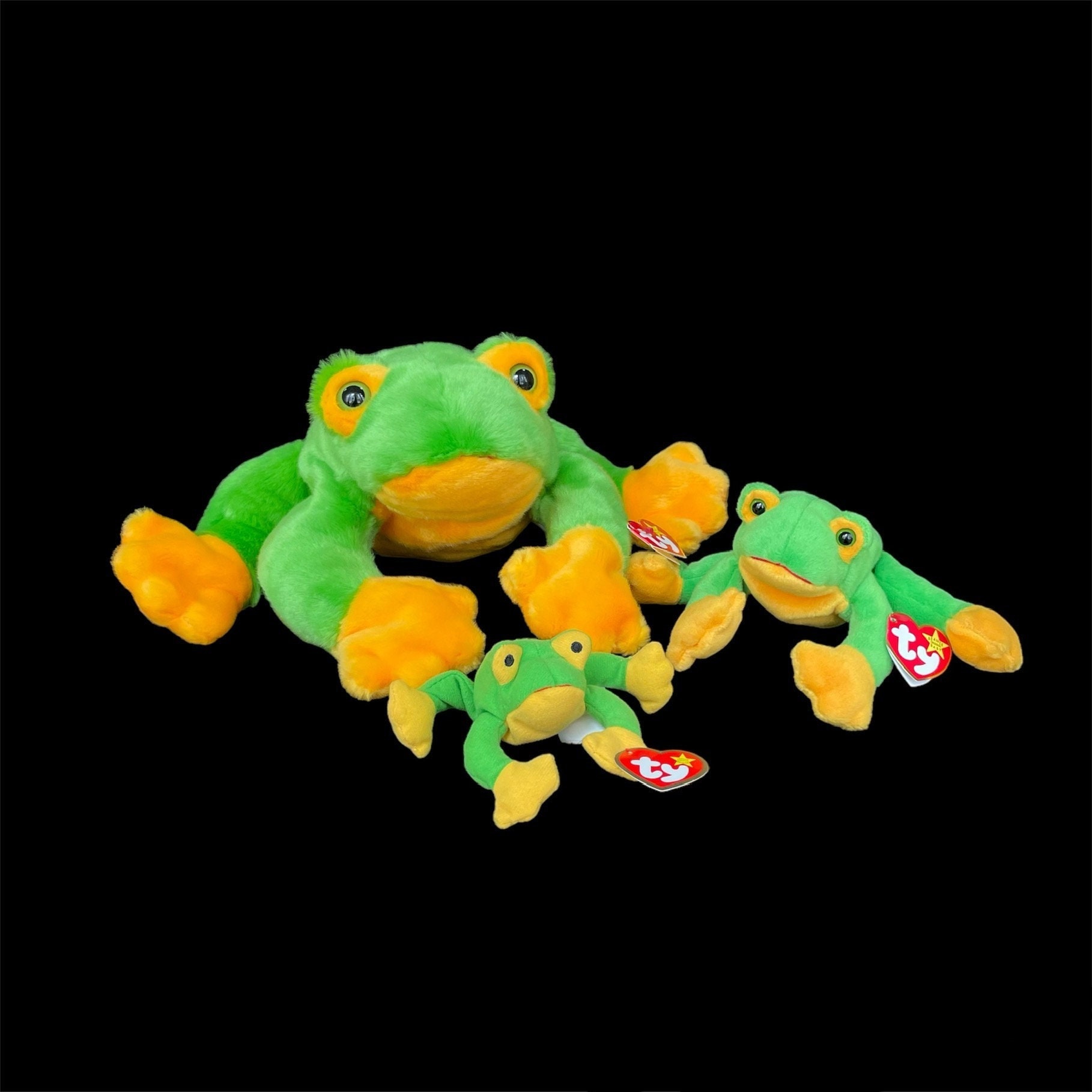 Green Plush Frog 90s -  Norway