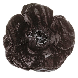 Karin&#39;s Garden “Loretta” 4&quot; Velvet Rose Pin Brooch Clip Made in the USA Crushed Velvet fabric from Germany