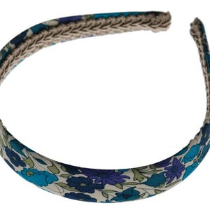 Karin&#39;s Garden 1&quot; Liberty of London Stirnband Baumwollstoff aus London Hergestellt in den USA