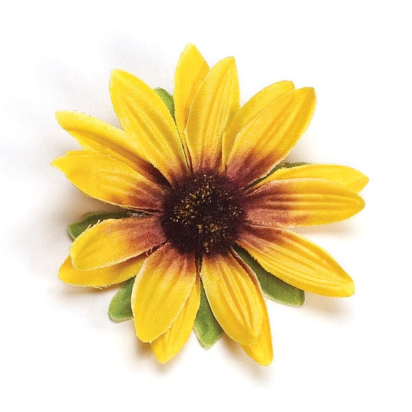 Karin's Garden 2 1/2" Black Eyed Susan Flower Pin Brooch