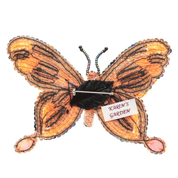 Karin's Garden 5" Sequin Butterfly Pin - image 2