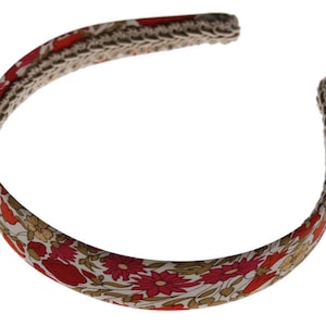 Karin&#39;s Garden 1&quot; Liberty of London Headband Cotton Fabric from London Made in the USA