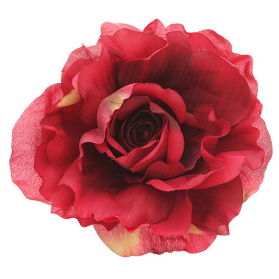 Karin's Garden 5" Rose Pin Brooch Rose Clip - image 1