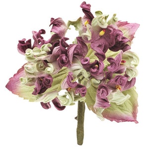 Karin&#39;s Garden 4&quot; &quot;Frances&quot; Vintage Hydrangea Flower Pin Brooch