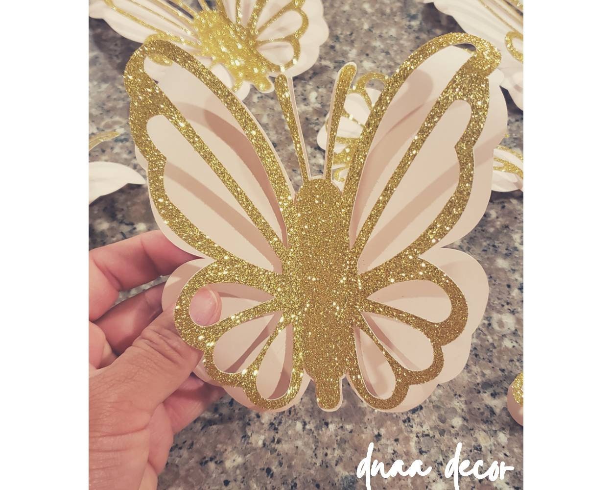 3d butterflies backdrop. Butterfly theme birthday. Baby shower Etsy