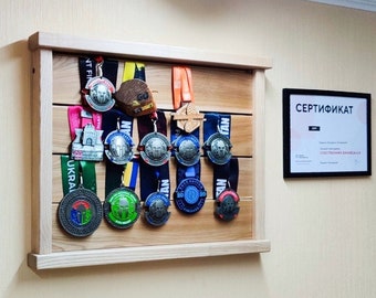 Stand for medals | Wall medal holder | Medal stand | Stand for sports medals | Medallion holder | Holder for medals