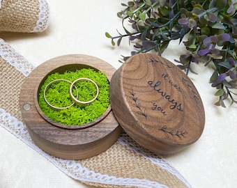 wedding ceremony box | Rustic wedding decor | Wooden engagement box | Wooden Wedding ring box for ceremony