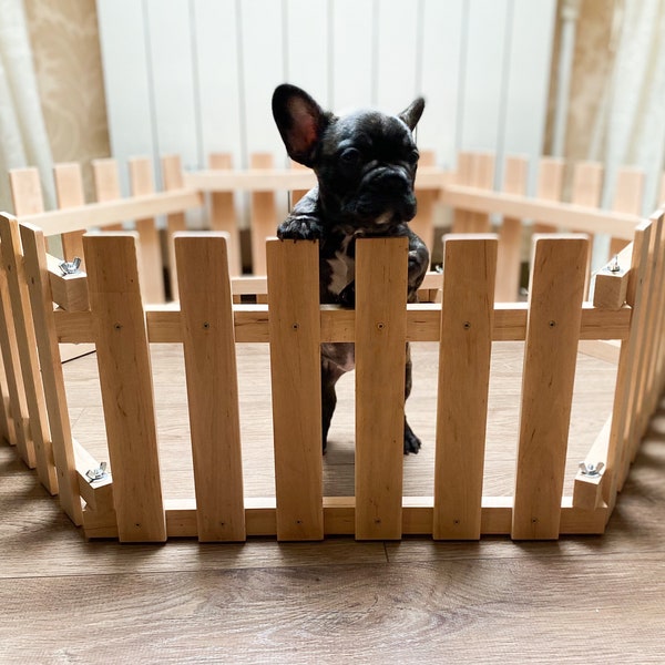 Puppy fence, Kennel for puppies | puppy playpen | Cage for puppies, pet fence, wooden puppy fence | wooden enclosure for dogs