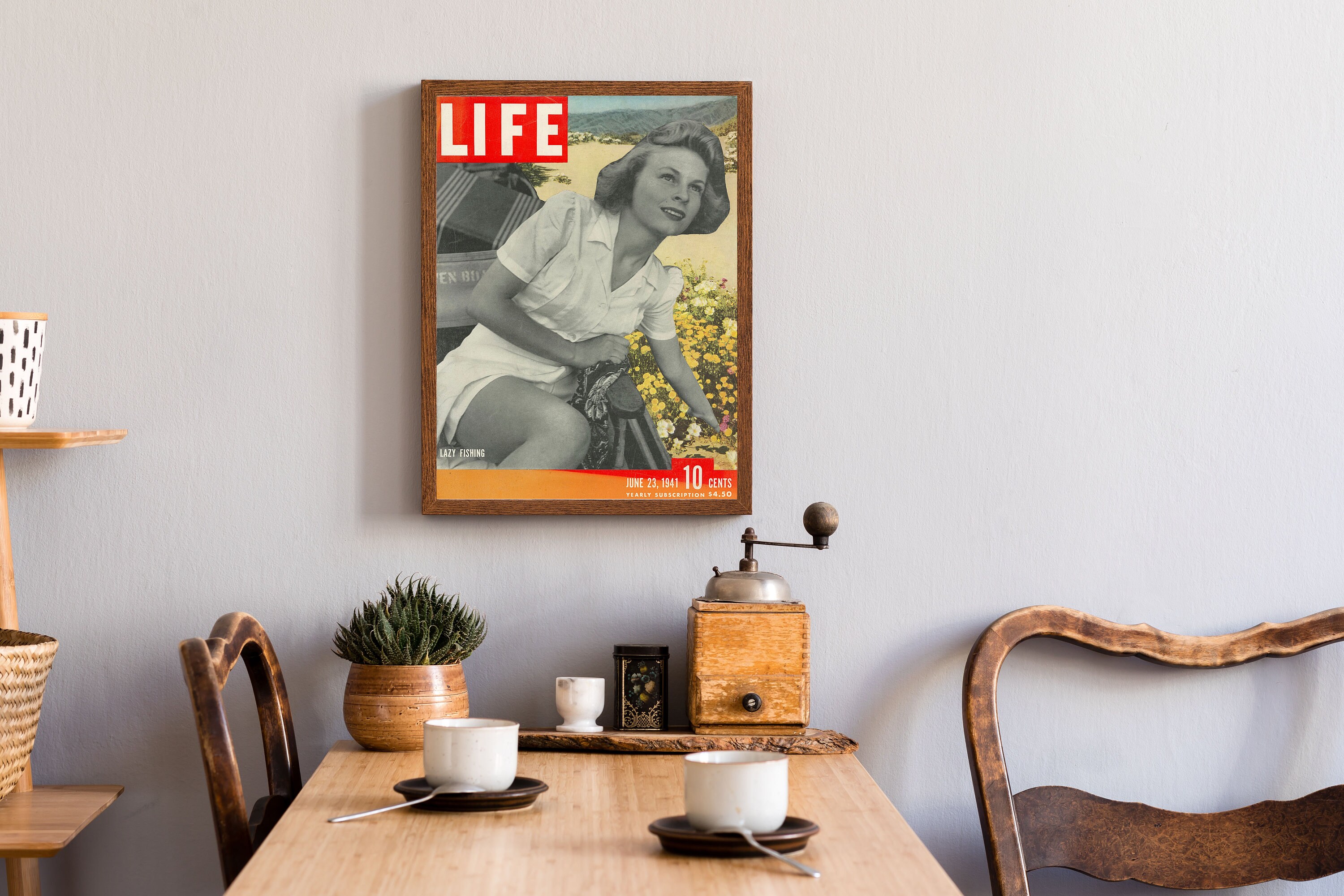 Life Magazine Collage Art Collage Prints Surreal Art Etsy