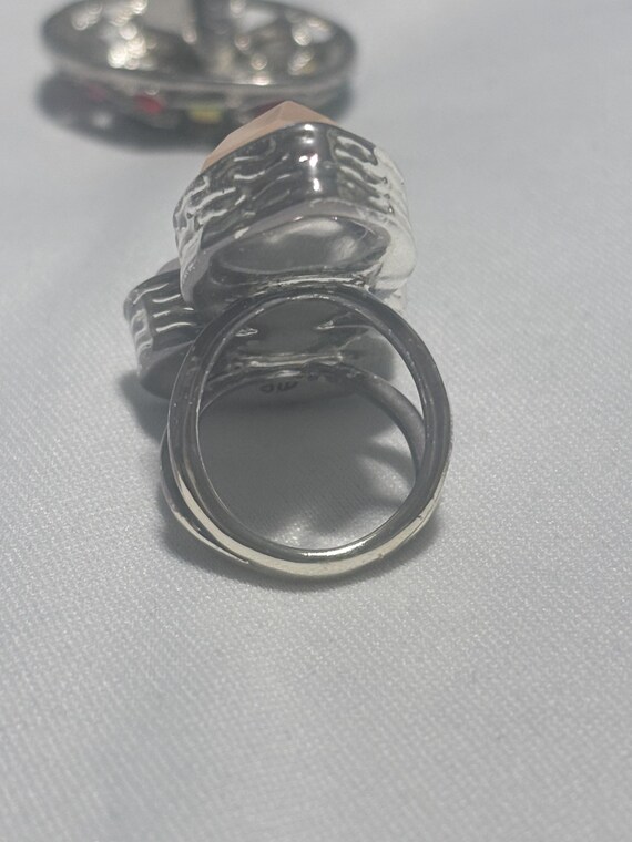Double Moonstone Ring - image 3