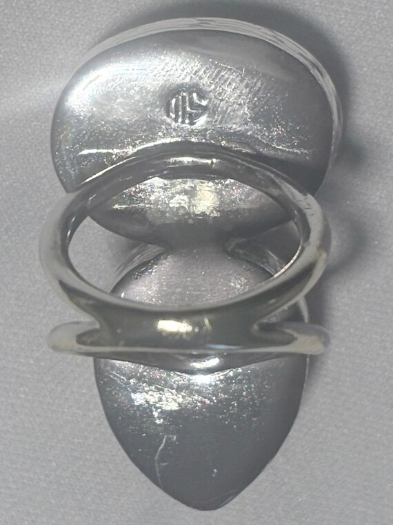 Double Moonstone Ring - image 4