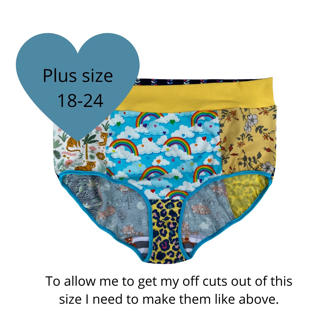 Zero Waste Ladies Knickers Surprise Knickers Full Coverage Etsy UK