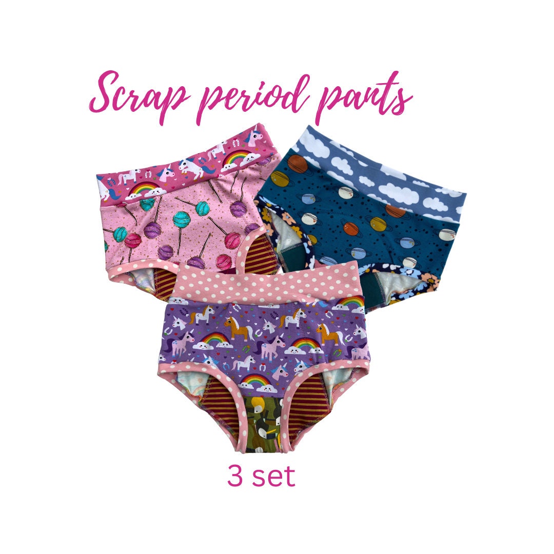 Period Knickers Set Incontinence Knickers Elastic Free Zero Etsy