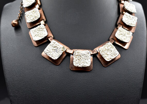 Vintage Matisse Copper Link Necklace / “Californi… - image 5