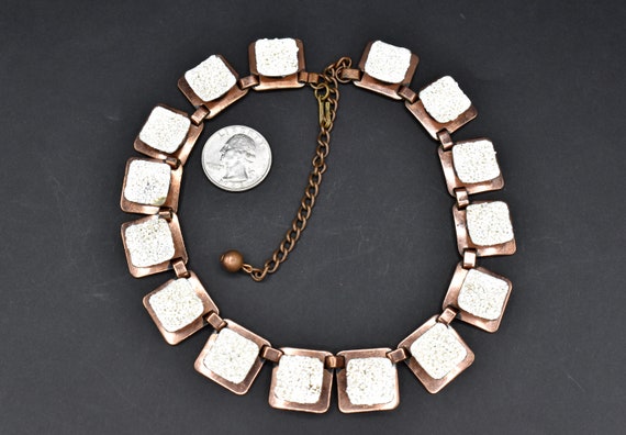 Vintage Matisse Copper Link Necklace / “Californi… - image 2