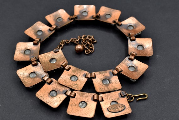 Vintage Matisse Copper Link Necklace / “Californi… - image 10