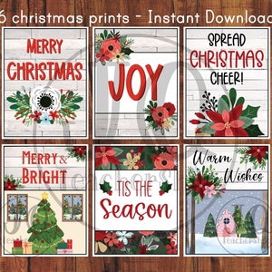 Printable Christmas Classroom Posters, Holiday Classroom Decorations, Christmas Prints