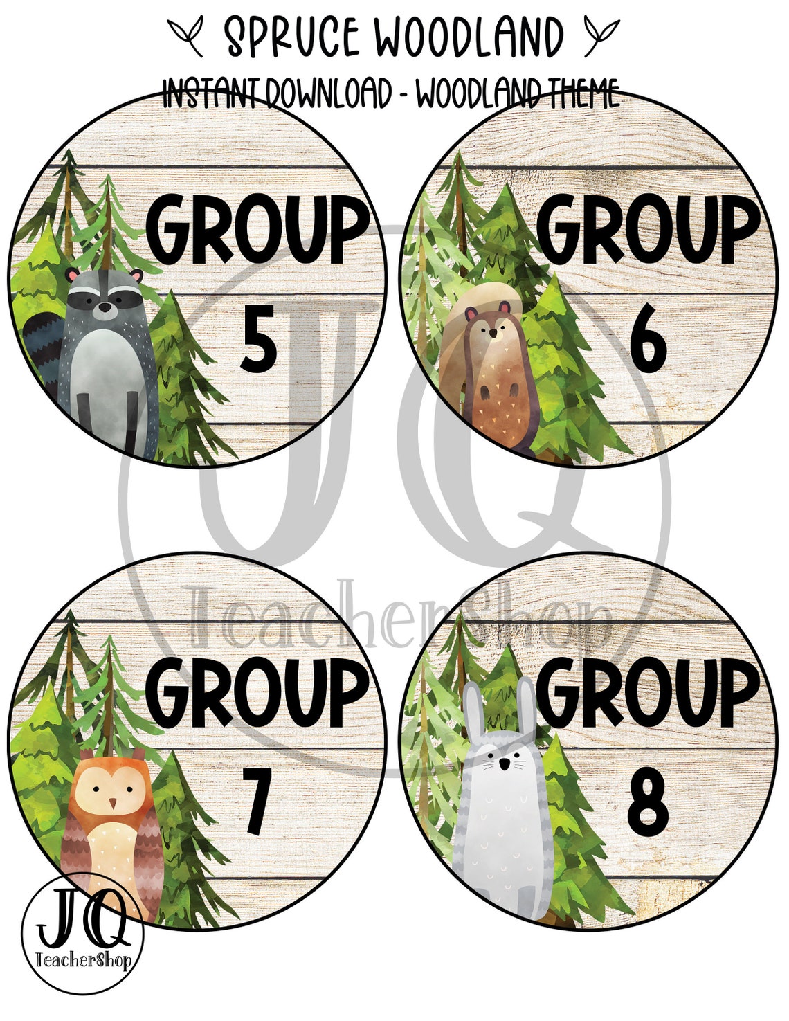 Printable Class Table Signs, Animal Table Labels, Blank Animal Signs ...