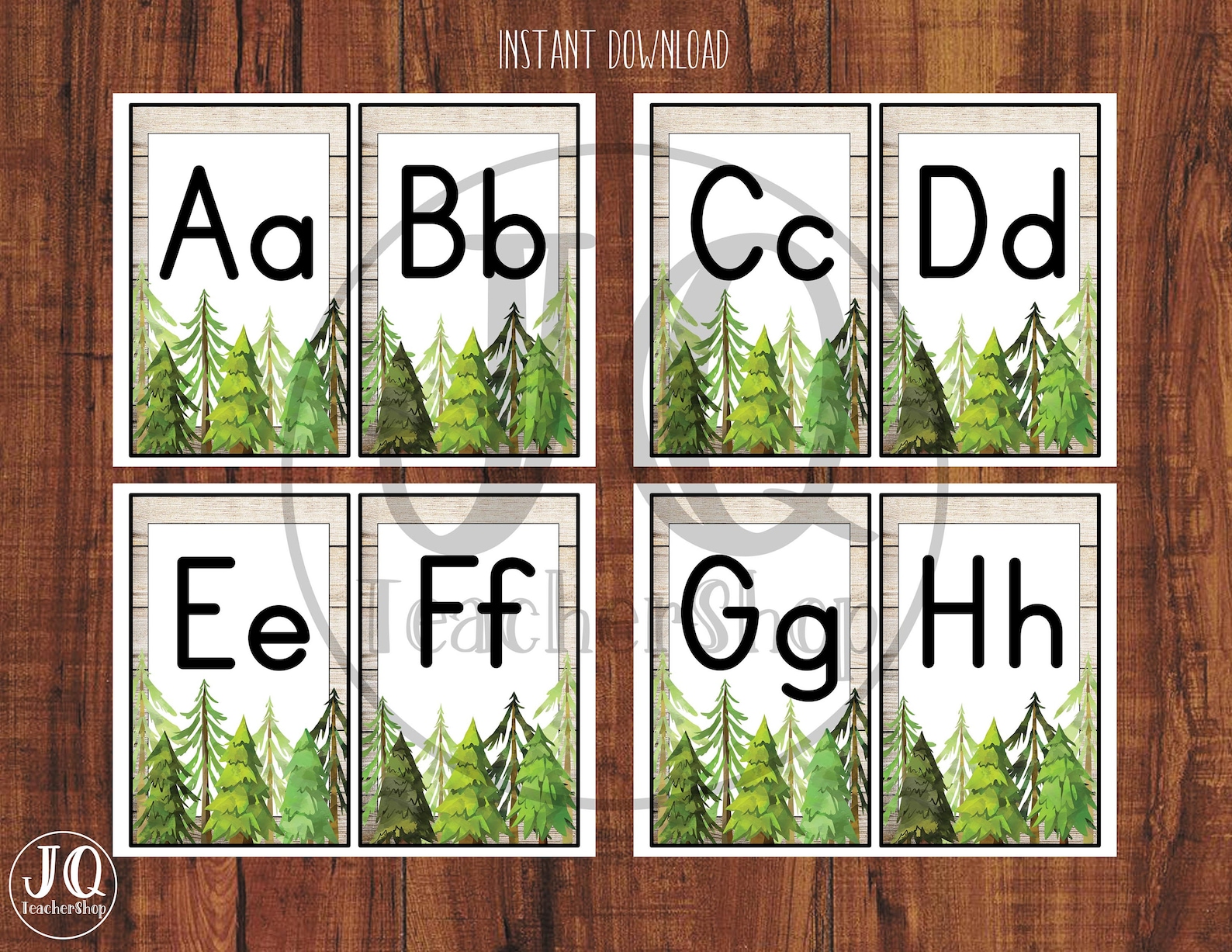 Druckbares Alphabet Wandposter Klassenzimmer Dekor Wald Etsy druckbares-alphabet-wandposter-klassenzimmer-dekor-wald-etsy