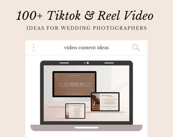 100+ TikTok + Instagram Reel Video Ideas for Wedding Photographers
