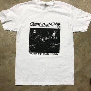 DISCLOSE D-BEAT Raw Punk T-Shirt | Screen Printed