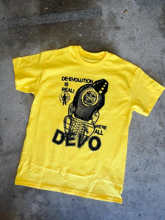 DEVO T-shirt | Screen Printed by Hand | Punk | New Wave - Etsy