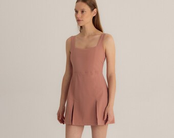 Tennis Dress: ECONYL Sustainable Sports Outfit with Shorts