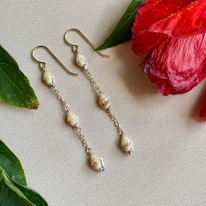 Niihau Momi Shell Earrings | Vintage Niihau Shell Jewelry | Minimalist Hawaiian Shell Jewelry | Simple Earrings for Work | Rare Hawaii Shell