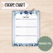 Kid's Chore Chart: Editable Printable - Etsy