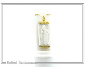 Pensive Athena Goddess Marble made  pendant neoclassic 18 karat gold filled  sterling silver. Museum Replica Charm, Greek Mythology Jewelry