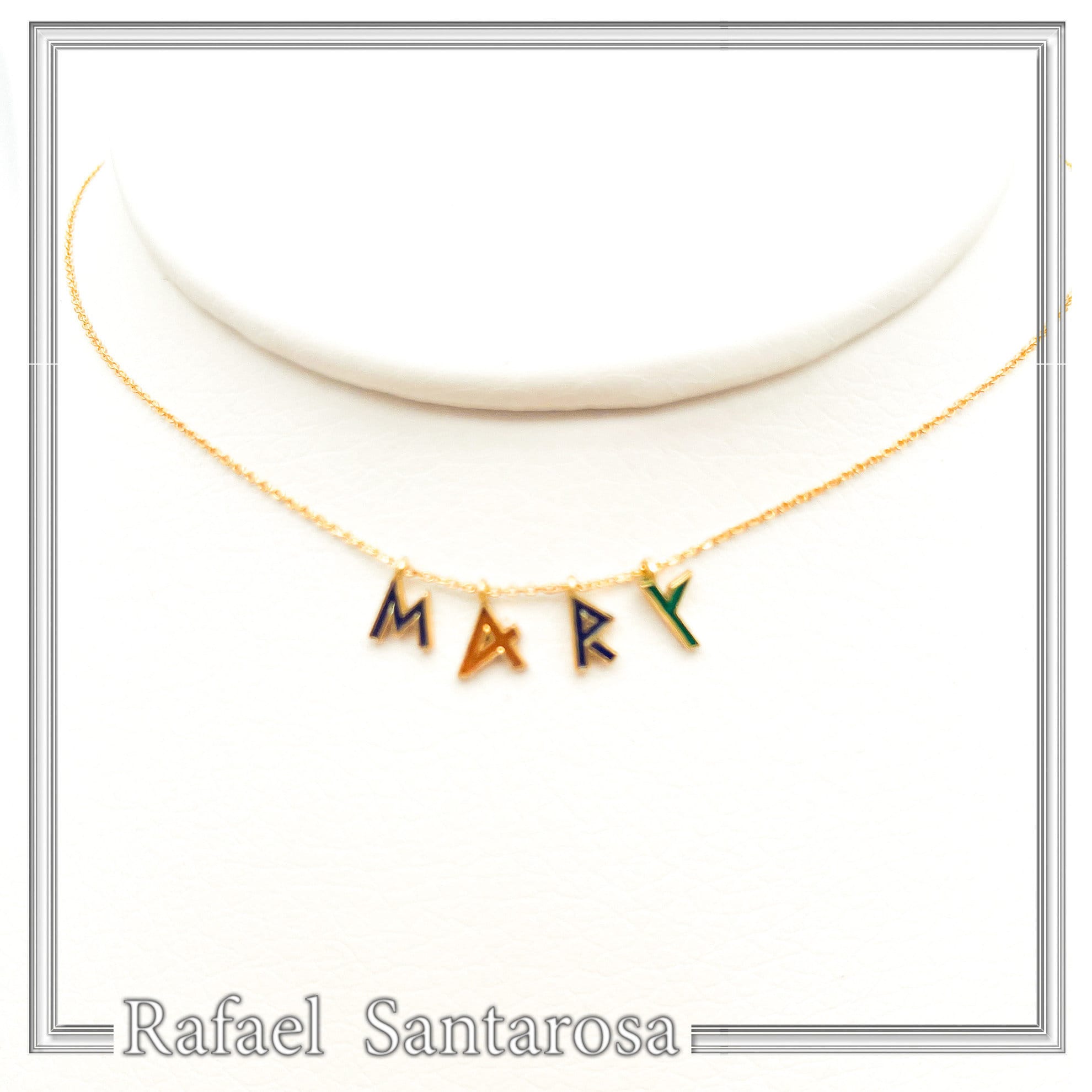 Collier Personnalisé Avec Prénom 'Marie' - Longueur 41-45 Cm - Métal Argenté - Neuf Sans Emballage