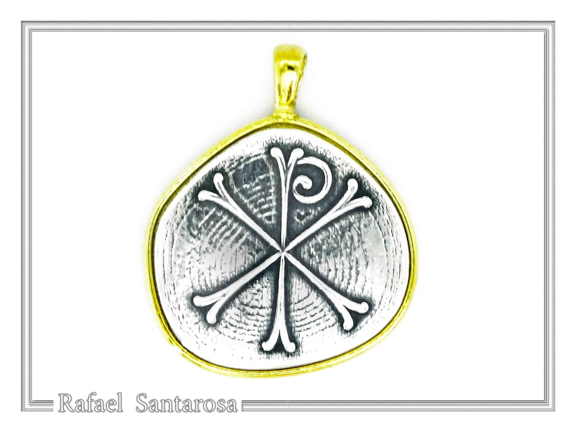 Protection Christian talisman Jesus Christ necklace pendant Etsy