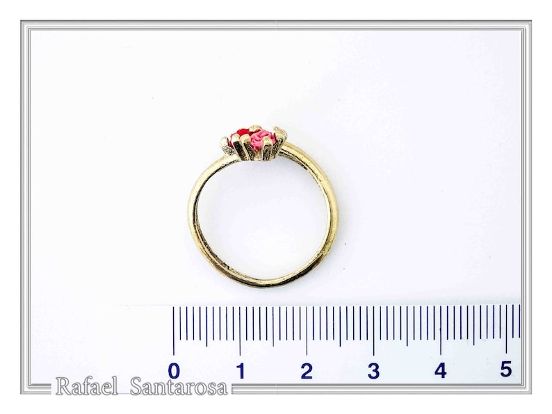 roses ring sterling silver gold-filled
