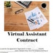 Virtual Assistant Contract, VA Contract Template, Virtual Assistant, VA ...