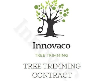 Tree Trimming Contract Template, Tree Removal Contract Agreement, Tree Service Contract, Arborist Contract, Tree Service Terms and Condition