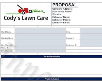 Image 3 for Lawn Care Quote Template