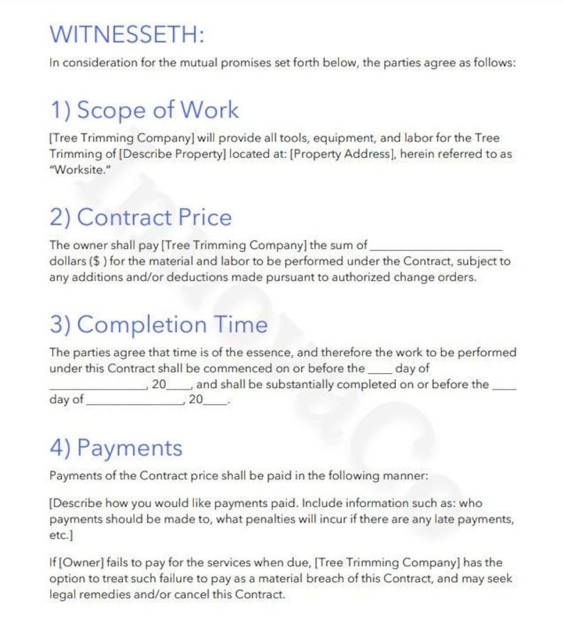 tree-trimming-contract-template-tree-removal-contract-etsy