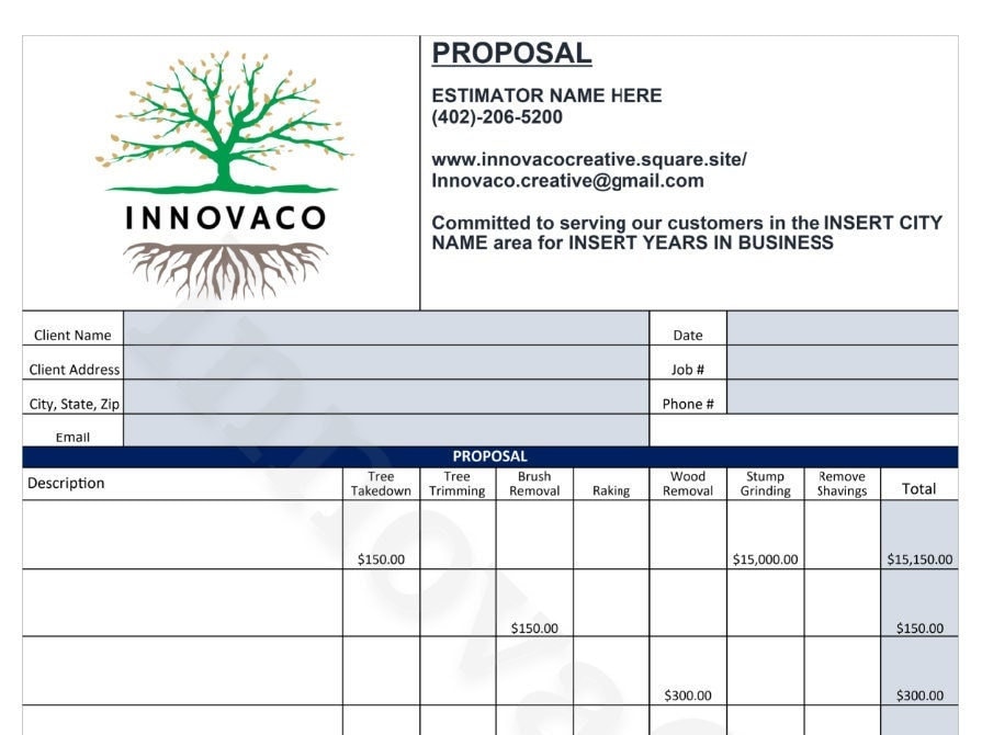 Tree Service Quote, Arborist Estimate, Tree Trimming, Tree Removal Tree Service Quote, Arborist Estimate, Tree Trimming, Tree Removal