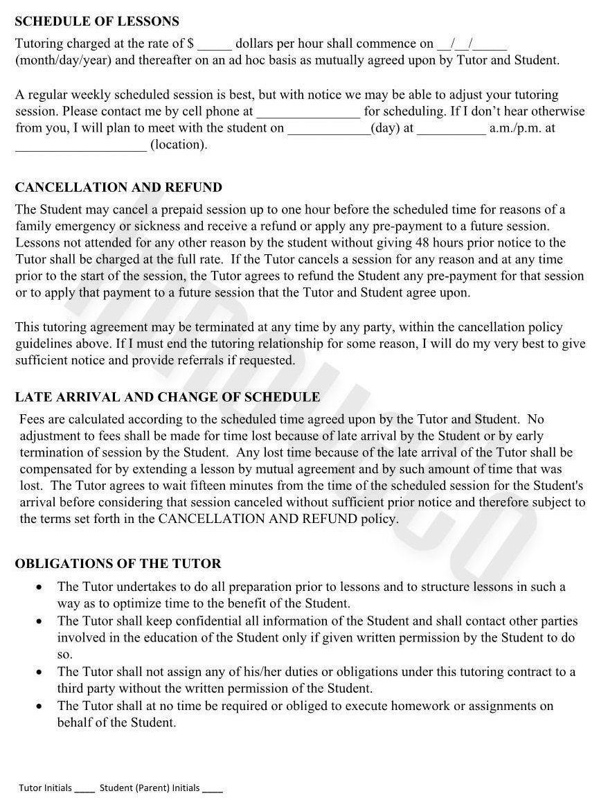 tutoring-contract-template-tutoring-forms-tutoring-agreement