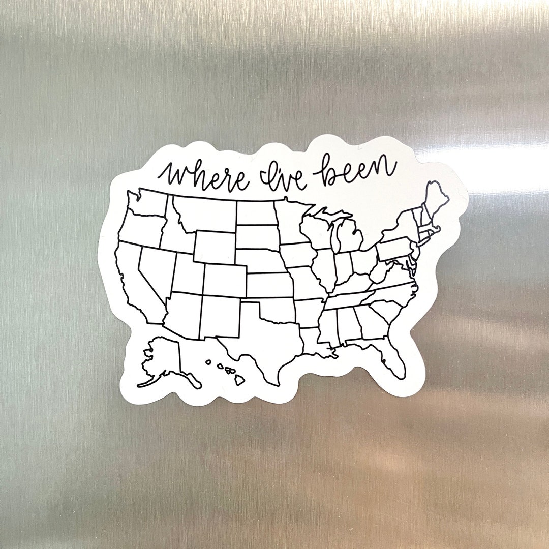 MAGNET Where I 39 ve Been Map Sticker - Il 1080xN.4648034813 3c67 