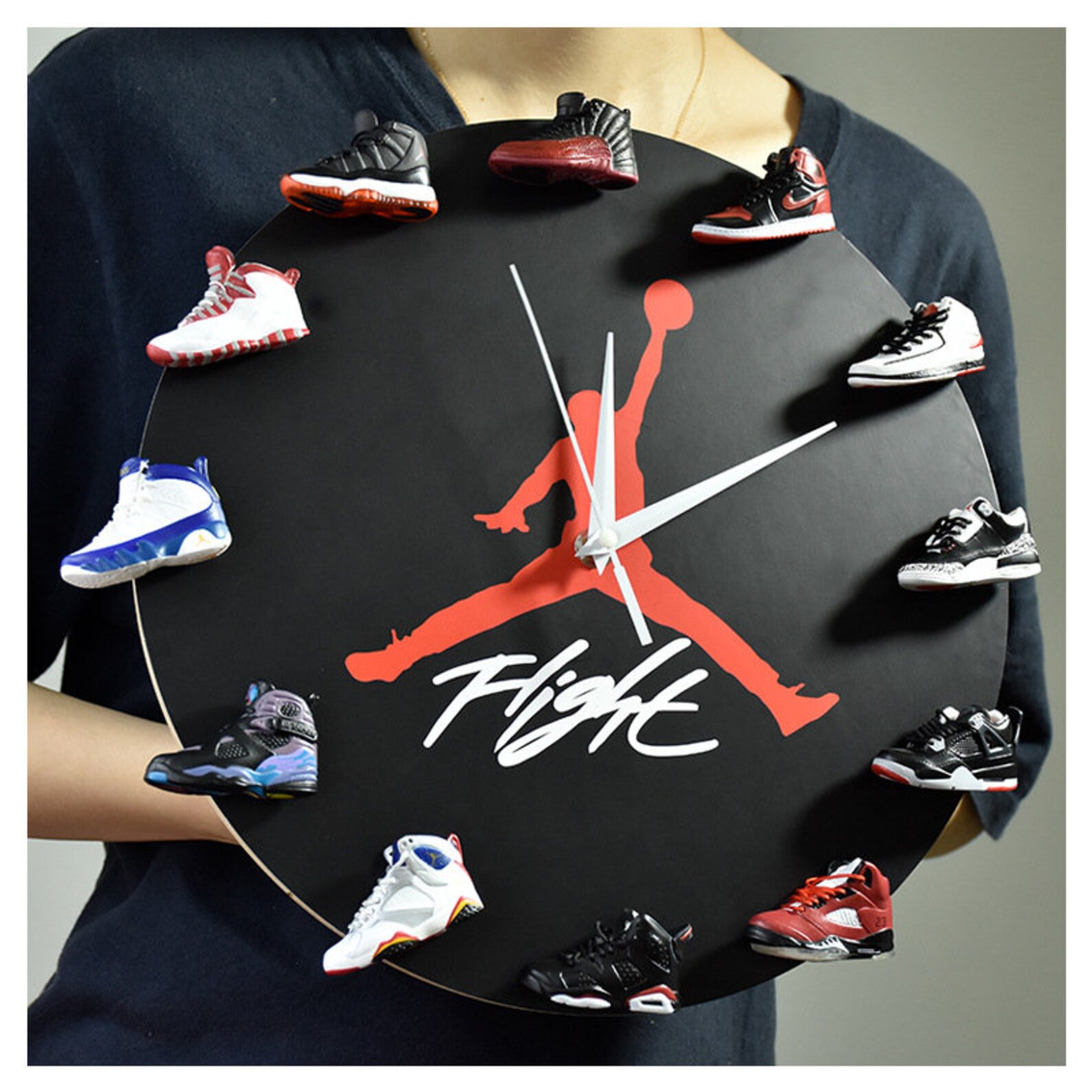 air jordan mini clock