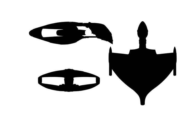 Download Star Trek Silhouette SVG DXF EPS Clipart Cricut | Etsy