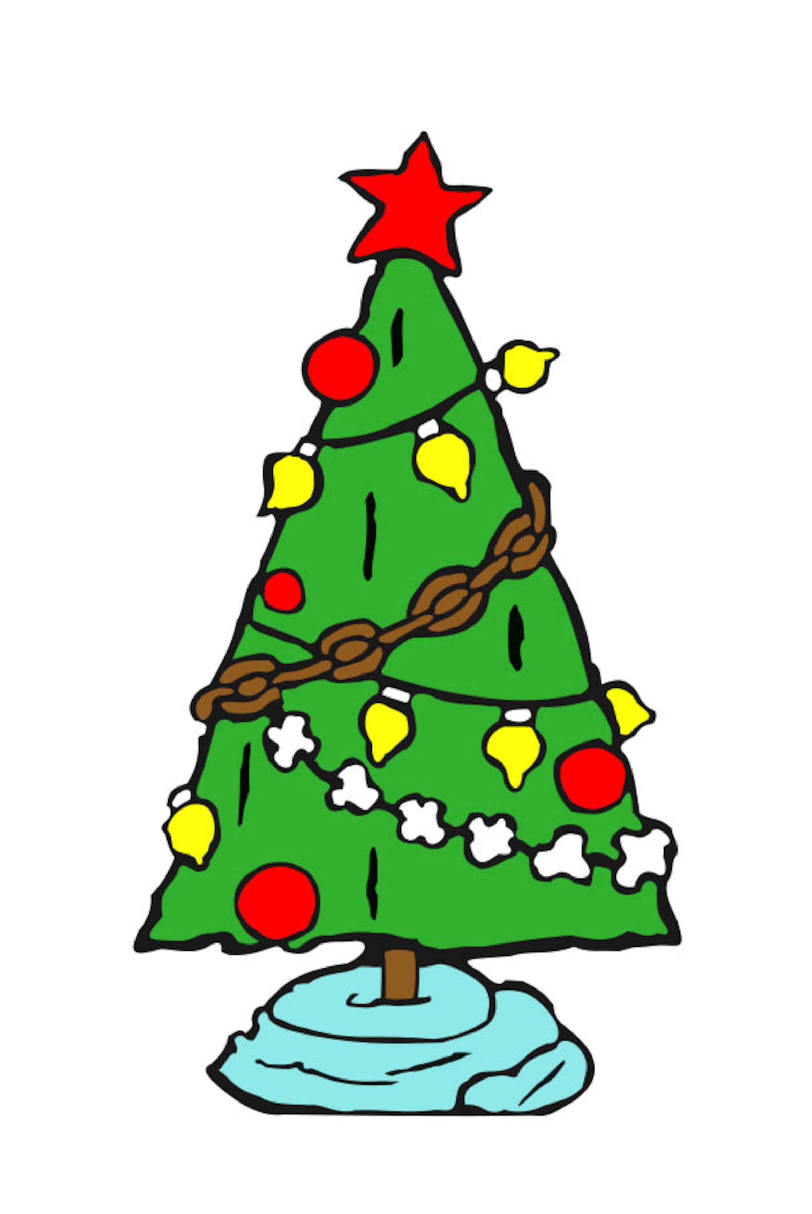 Charlie Brown Christmas Tree SVG Peanuts Christmas SVG Etsy