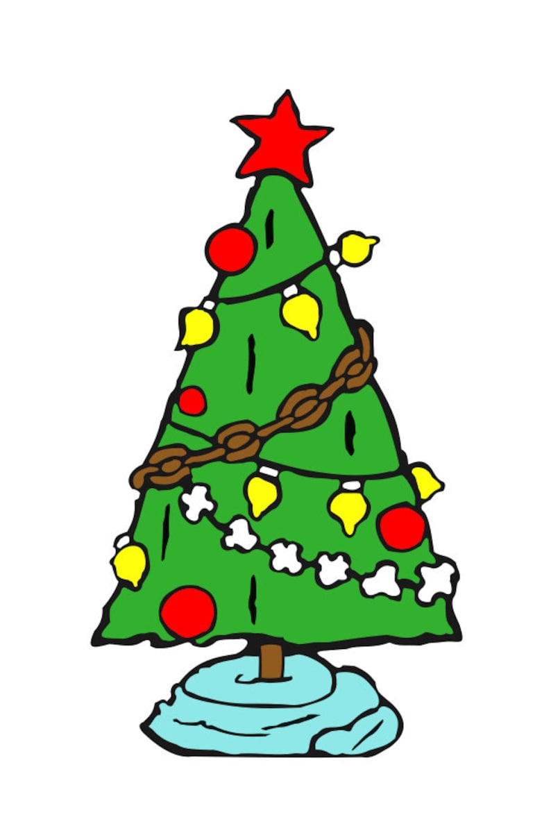 Download Charlie Brown Christmas Tree SVG Peanuts Christmas SVG | Etsy