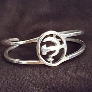 Bracciale rigido ovale in alluminio riciclato H&S