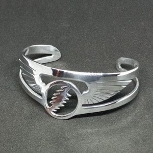 G Wings recycled aluminum cuff bracelet